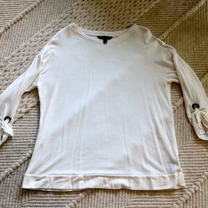 Vera Wang Simply Vera White Sz L Pullover Sweater